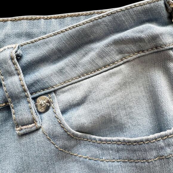 True Religion Billie Jeans Womens 28 Light Wash Mid Rise Straight Denim Pants - Picture 4 of 16